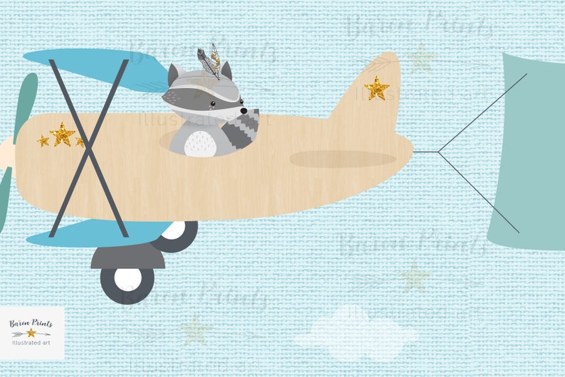 Baby Boy Nursery Airplane Nursery Plane Nursery Decor Etsy