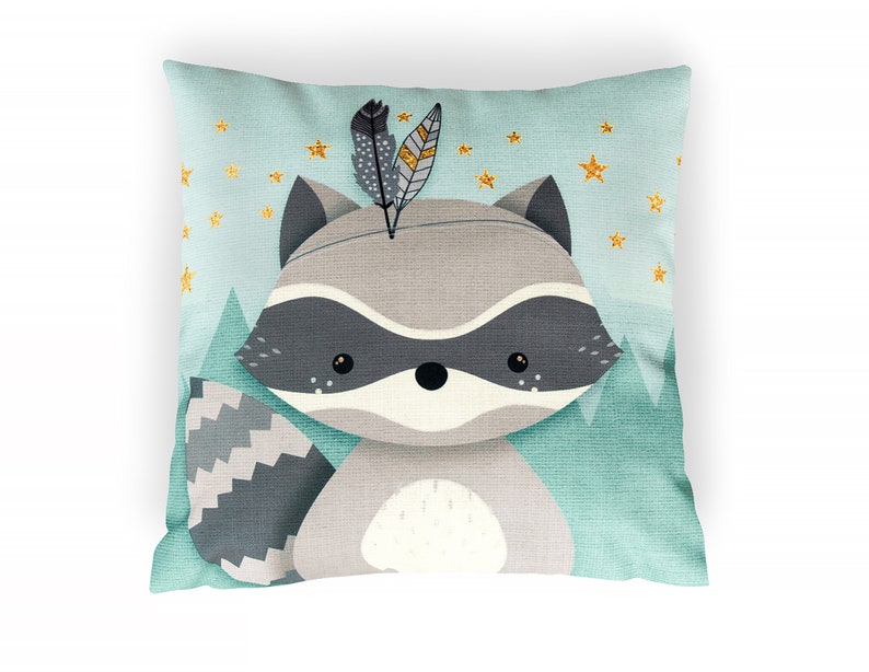 Woodland pillows Kids room throw pillow set of 3 Cushion Etsy