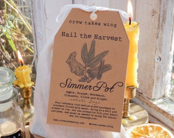Simmer Pot - Hail the Harvest // Herbal Aromatherapy // Potpourri