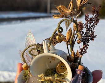 Foxfire’s Den || Teacup Faerie House