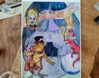 Bat Boy's Night Circus // Art Print