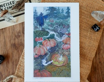 Wisp-o-Ween // 5x7" Art Print