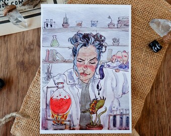 Witches in STEM // 5x7" Art Print