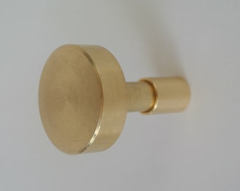 Brass Wall Hook Large Brass Wall Hook Jewelry Hook Large Wall Hook Handmade Hardware