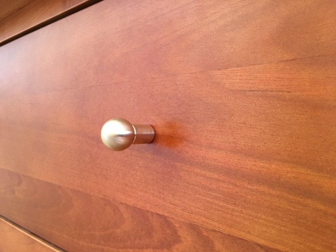 Ball Pull Ball Knob Modern Small Brass Ball Pull Mid Century Ball Knob