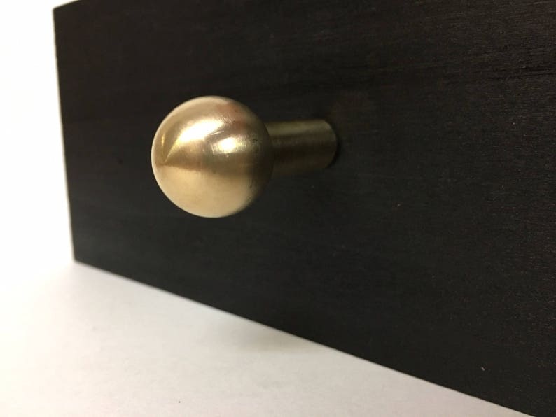 Ball Knob Ball Pull Brass Pull Mid Century Ball Knob Etsy