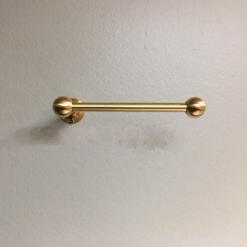Brass Toilet Paper Holder Ball Toilet Paper Holder Toilet Etsy