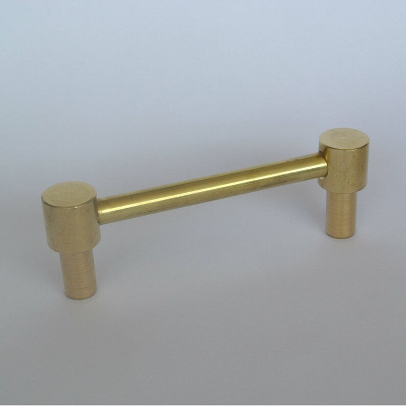 Modern Brass Pull Brass Drawer Pull Pull Etsy