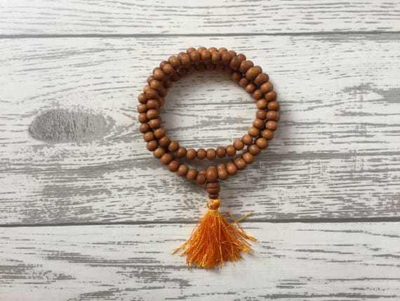 New Rudraksha Malla Prayer Bracelet Yoga Meditation Buddhist Adjustable Size
