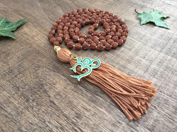 New Rudraksha Malla Prayer Bracelet Yoga Meditation Buddhist Adjustable Size