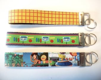 Handmade, Fandom, Disney, Toy Story, Woody, Buzz, Toy Story Land, Slinky Dog, Best Friends,  Key Fobs, Key Fobs, Wristlet, Keychain, Gifts
