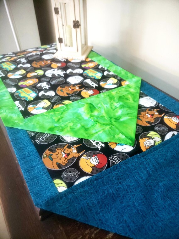 Handmade Table Runners Pikachu Zombies Horror Movies Scooby Doo Little Pony Pacman Mario Gifts For Him Gifts For Her Home Decor