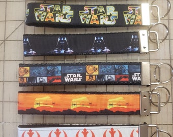 Handmade, Fandom, Star Wars, Darth Vader, Storm Troopers, Comics, Rebels, Key Fobs, Wristlet, Keychain, Gifts for Him, Gifts for Her