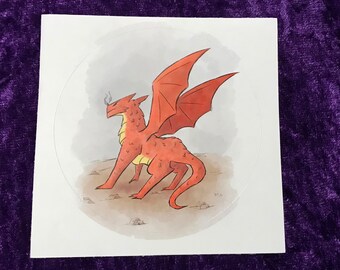 Ronda 3" Dragon Sticker Set