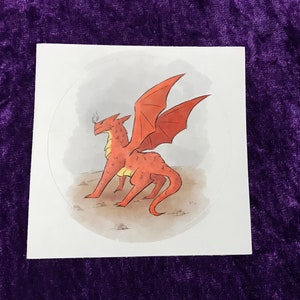 Round 3&quot; Dragon Sticker Set
