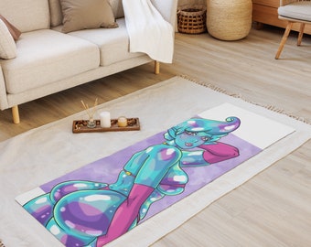 Estera de yoga sexy chica slime