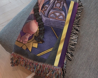 Manta tejida Hija de la Oscuridad