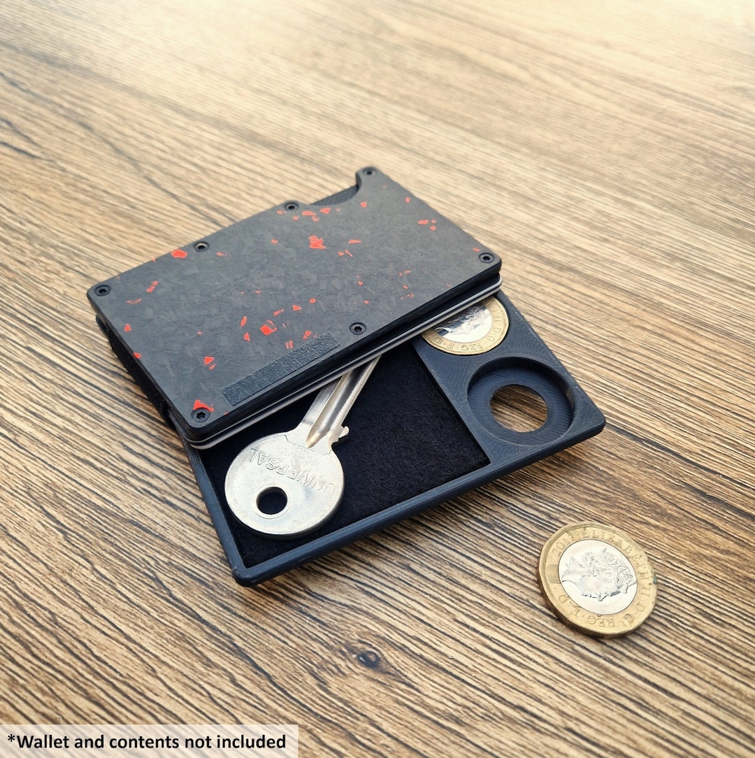 Ridge Wallet Coin Tray Coin Slots Tray EDC Holder For Slim