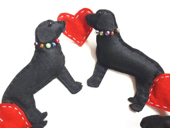 Christmas Handmade Labrador Garland//Bunting//Gift