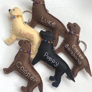 Labrador Keyring Labrador Gift for Labrador Lover Personalised Gift Labrador Personalised Gift Labrador Keychain Labrador Ornament Lab Gift