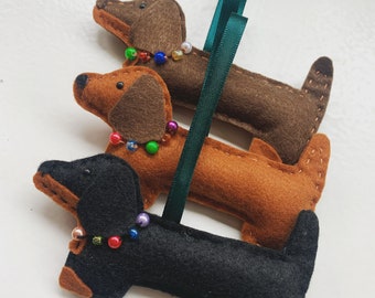 Dachshund Decoration Dachshund Christmas Dachshund Gift for Dachshund Lover Gift for her Doxie Mom Dachshund Decoration Dachshund Ornament