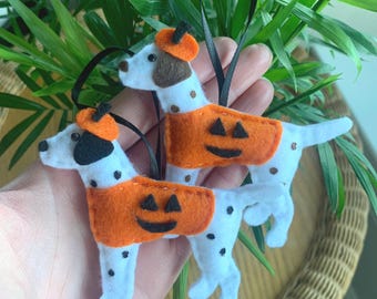 Dalmatian Halloween Decoration Dalmatian Pumpkin Pet Halloween Decor Dog Halloween Costume Dog Fancy Dress Dog Pumpkin Fall Decoration Dog