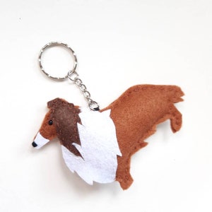 Sheltie Keyring Sheltie Gift for Sheltie Lover Gift Sheltie Dog Lover Sheltie Gift for Her Sheltie Keychain Gift Shetland Sheepdog Gift