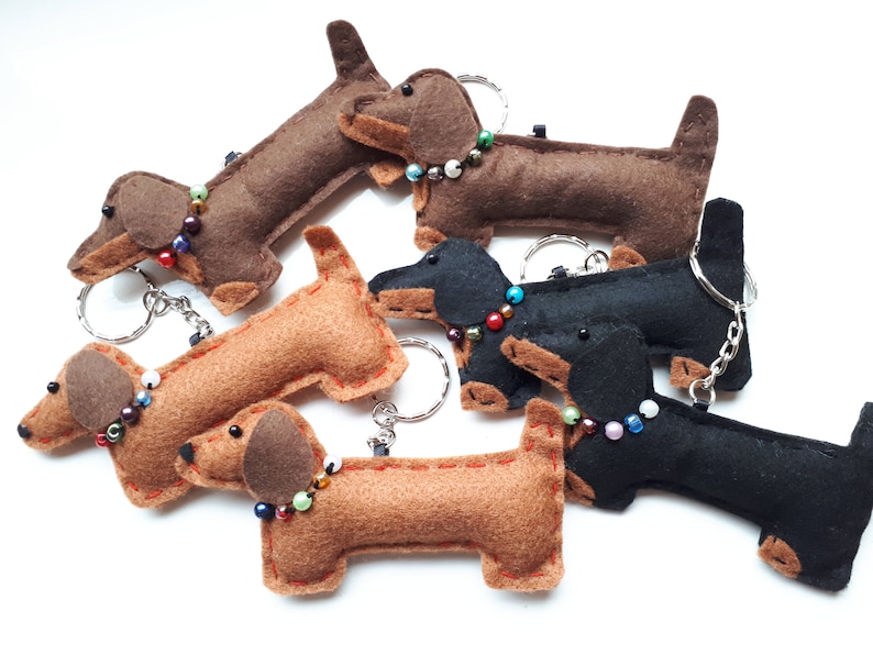 Dachshund Sausage Dog Bag Charm / Keyring / Hanging / Gift Etsy UK
