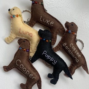 Porte-clés labrador Cadeau labrador pour amoureux du Labrador Cadeau personnalisé Labrador cadeau personnalisé Porte-clés labrador ornement labrador cadeau de laboratoire