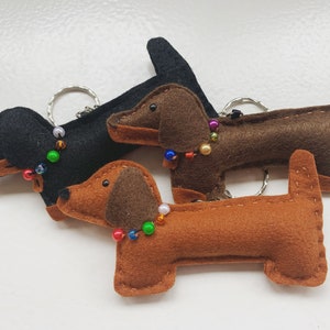 Dachshund Keyring Dachshund Keychain Dachshund Gift for Dachshund Lover Gift for her Doxie Mom Dachshund Decoration Dachshund Ornament