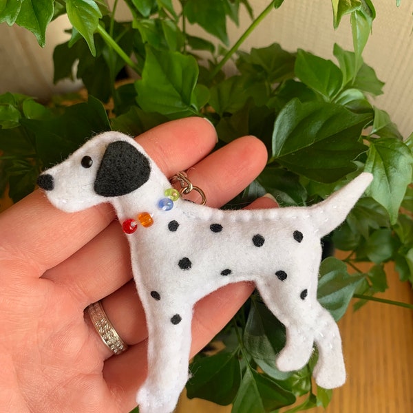 Dalmatian Keyring Dalmatian Gift for Dalmatian Lover Gift Dalmatian Dog Lover Dalmatian Gift for Her Dalmatian Keychain Dalmatian Decor