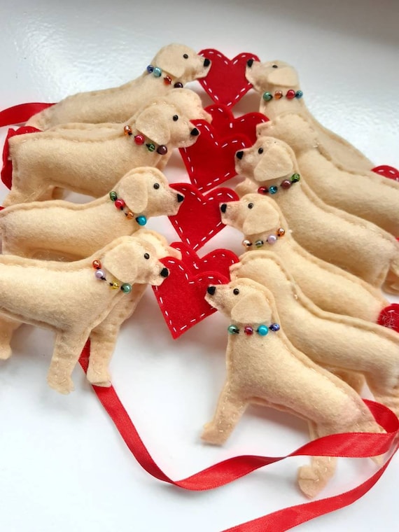 Labrador Garland Labrador Decor Gift for Labrador Lover Gift Lab Gift Yellow Labrador Garland Gift Golden Retriever Garland Golden Retriever