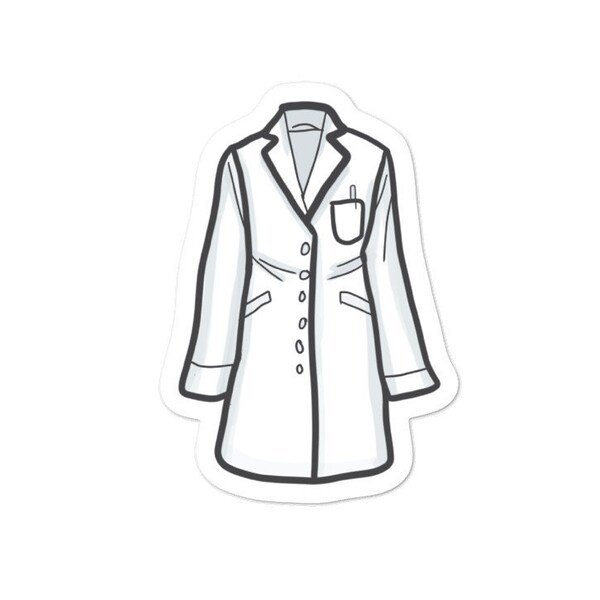 White Coat Pins Etsy