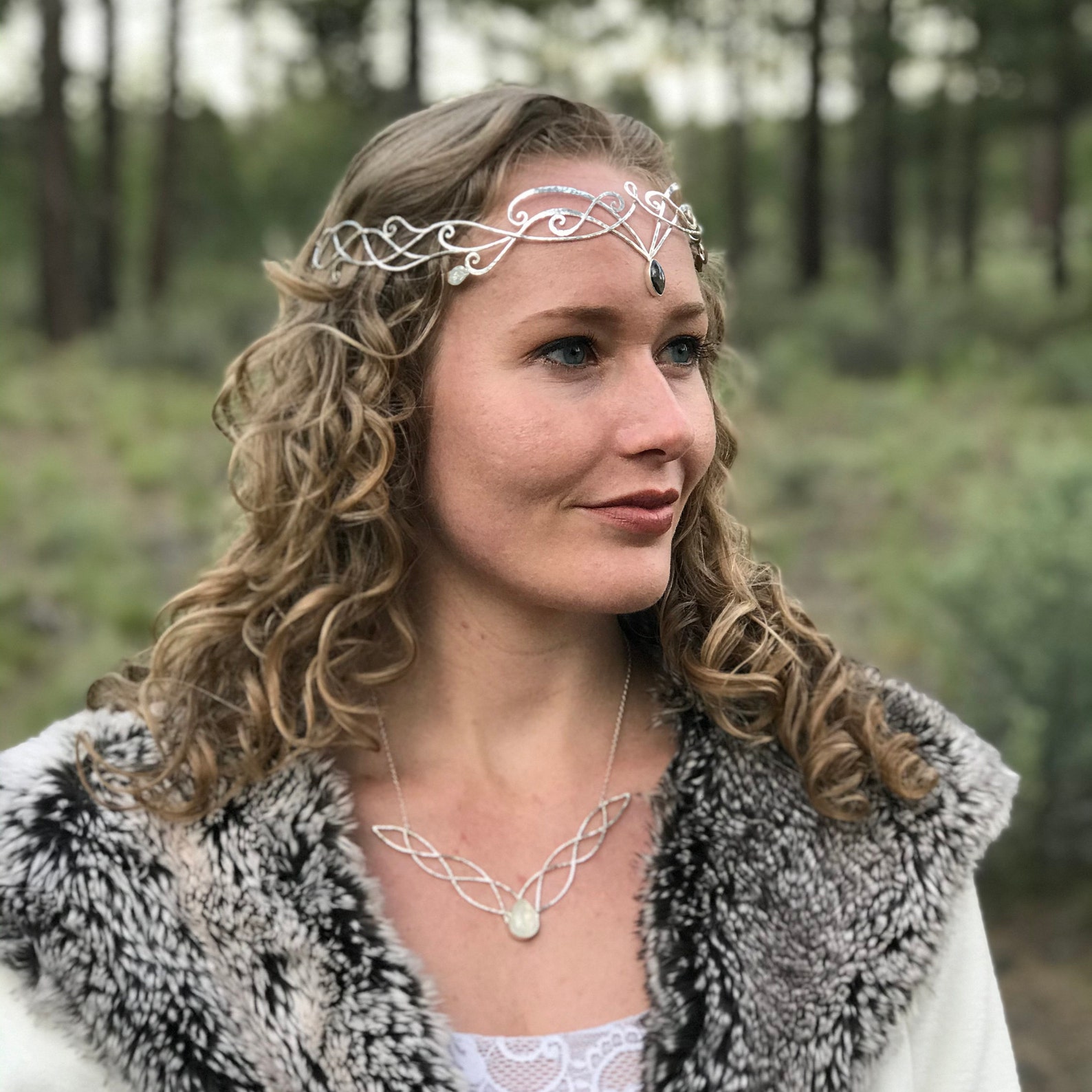 Elven Wedding Tiara Lord of the Rings Elf Queen Crown Galadriel Tiara ...