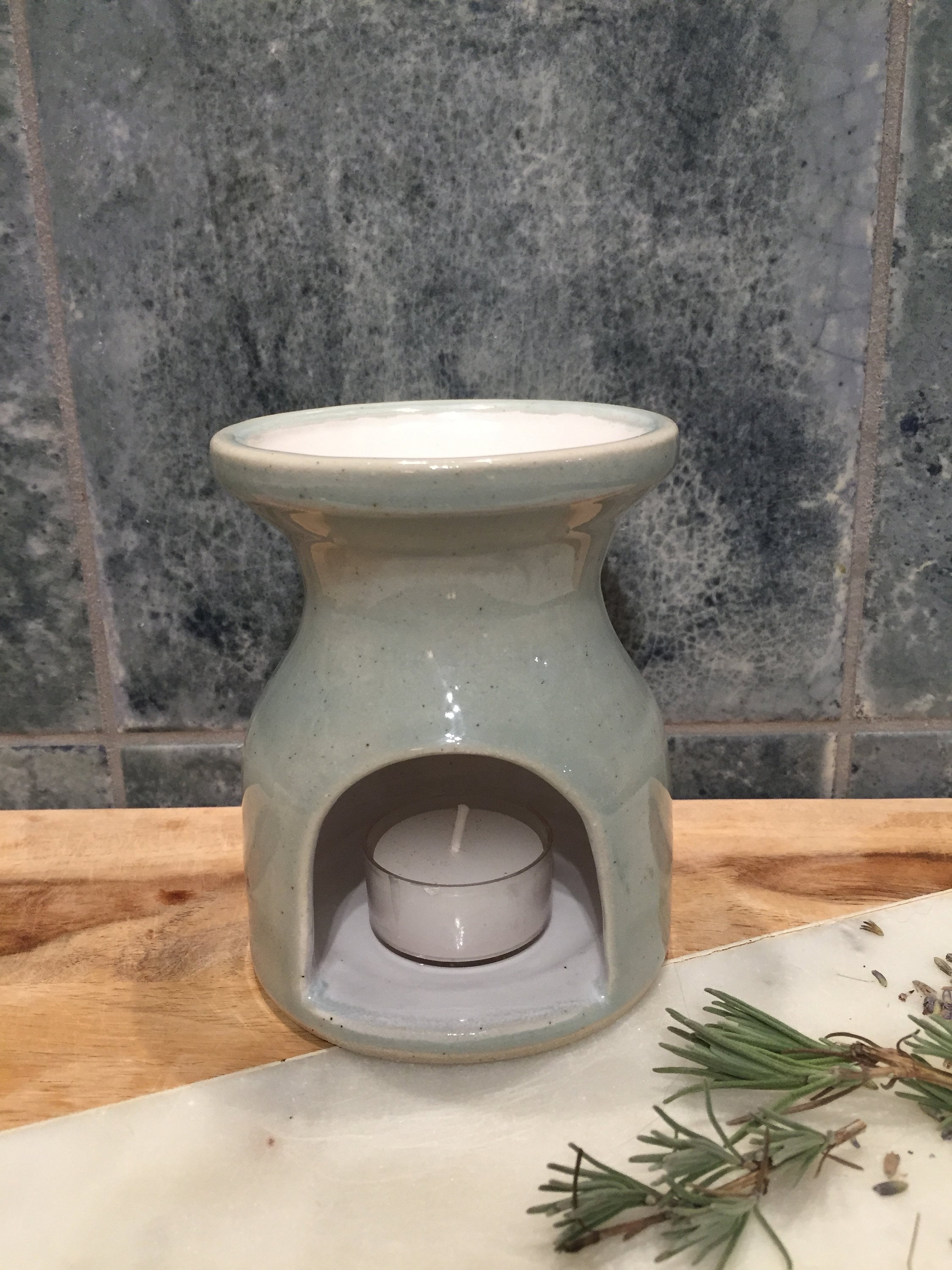 Ceramic Oil Burner / Wax Melt Burner / Aromatherapy Candle / Etsy
