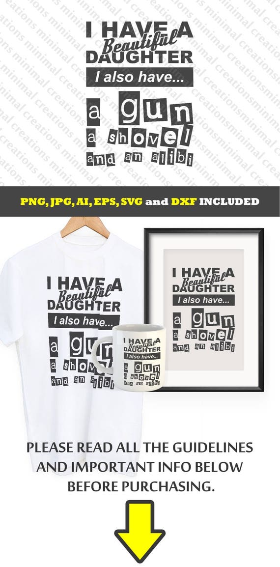 Download I Have A Beautiful Daughter Svg Cut Files Dad Svg Files Etsy
