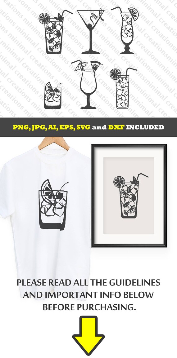 Download Cocktail Svg Summer Svg Decal Design T Shirt Design Svg Etsy