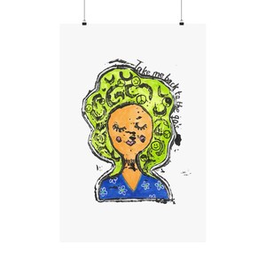 Pósteres verticales mate extravagantes, obras de arte inspiradoras, decoración de habitaciones, regalo para amigos, arte de pared para la oficina en casa, impresiones elegantes