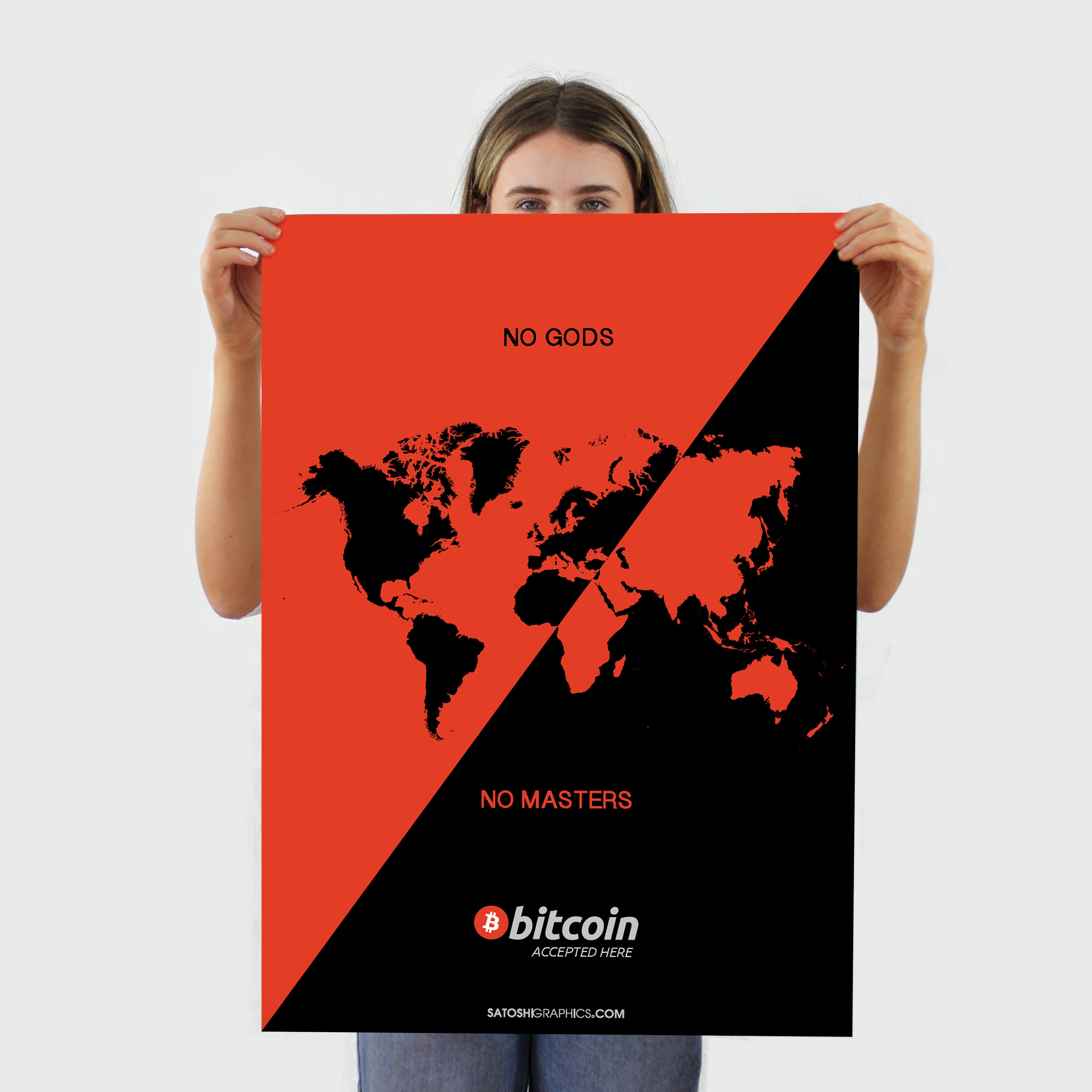 Bitcoin - No Gods No Masters (new Artwork), Bitcoin Art Print, Bitcoin  Poster, Bitcoin Gift, Cypherpunks, Crypto Anarchist Manifesto - Etsy