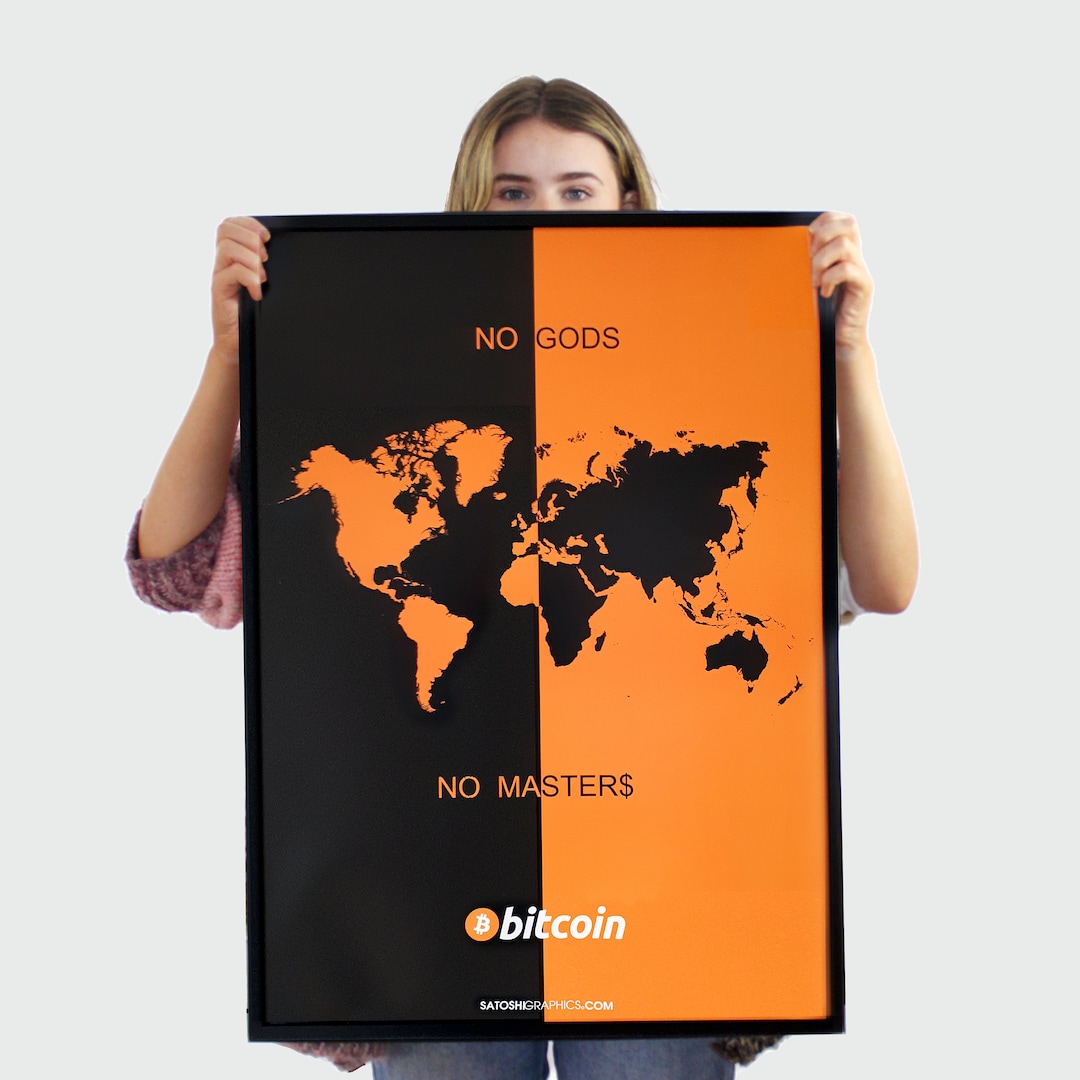 No Gods No Masters Bitcoin (new Artwork), Bitcoin Art Print, Bitcoin  Poster, Bitcoin Gift, Cypherpunks, Crypto Anarchist Manifesto, Satoshi -  Etsy