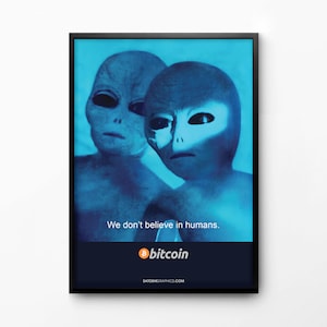 THE REAL SATOSHI (New Artwork), Bitcoin Art Print, Bitcoin Poster, Bitcoin Gift, Satoshi Nakamoto