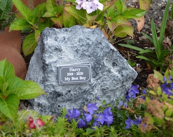 Rock Ashes Pet Urn for Outside