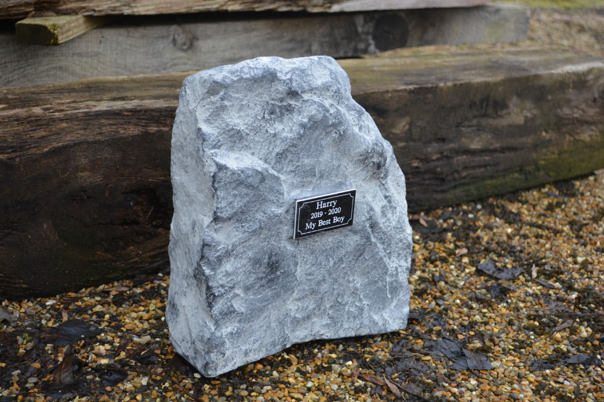 Human Rock Ashes Urn For The Yard Etsy