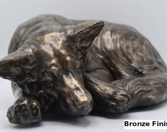 Dog Urn German Shepherd Alsatian Ashes casket