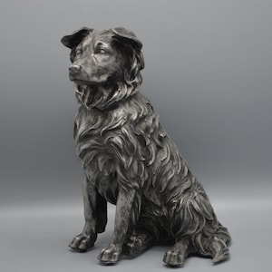 Urna para cinzas de cachorro Border Collie