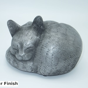 Cat ashes pet urn handmade to go in the home or garden image 3