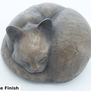 Cat ashes pet urn handmade to go in the home or garden image 2