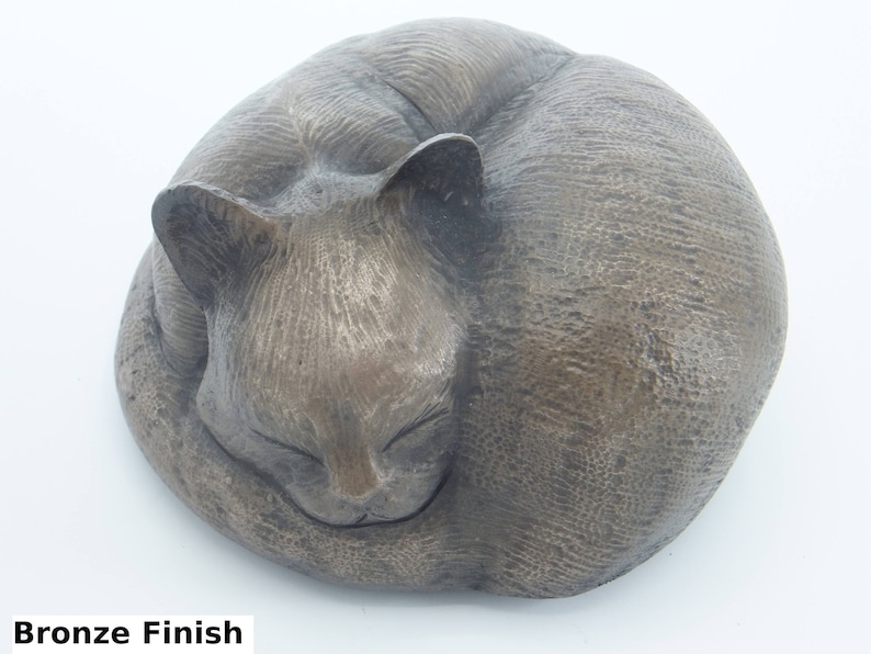 Cat ashes pet urn handmade to go in the home or garden image 2