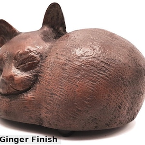 Cat ashes pet urn handmade to go in the home or garden image 8