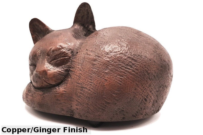 Cat ashes pet urn handmade to go in the home or garden image 8